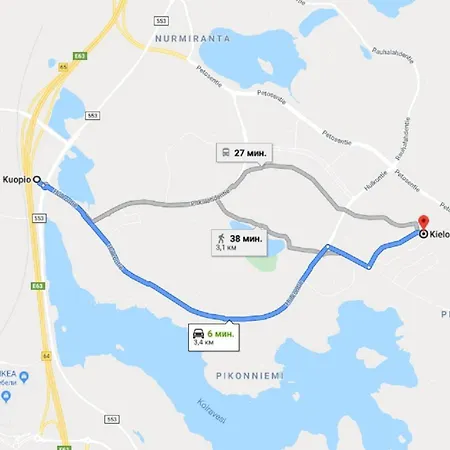 Apartment Guest Kieloranta, Kaksio, Oma Parkki, Sauna *